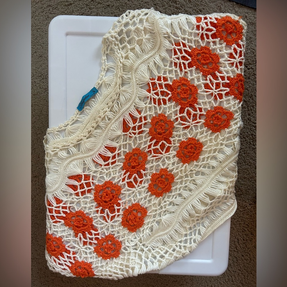 EUC Crotchet Shawl